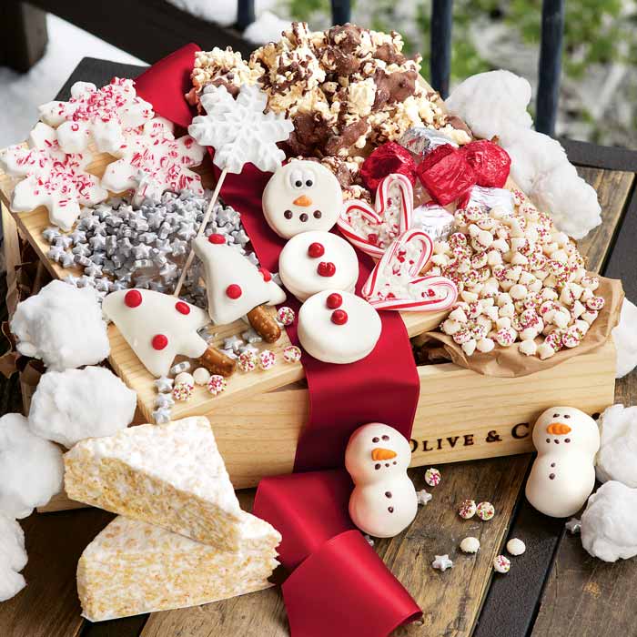 Let It Snow Sweets, Food Gift Baskets: Olive  Cocoa, LLC