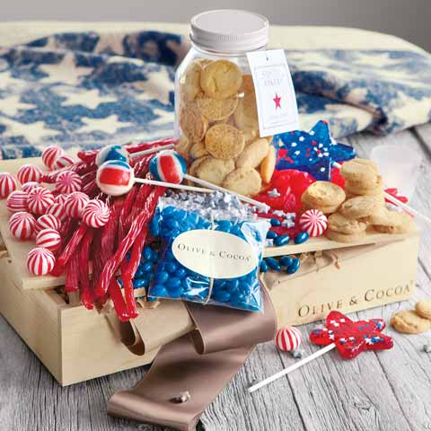 Red White Blue Sweets Crate All Gifts Olive Cocoa